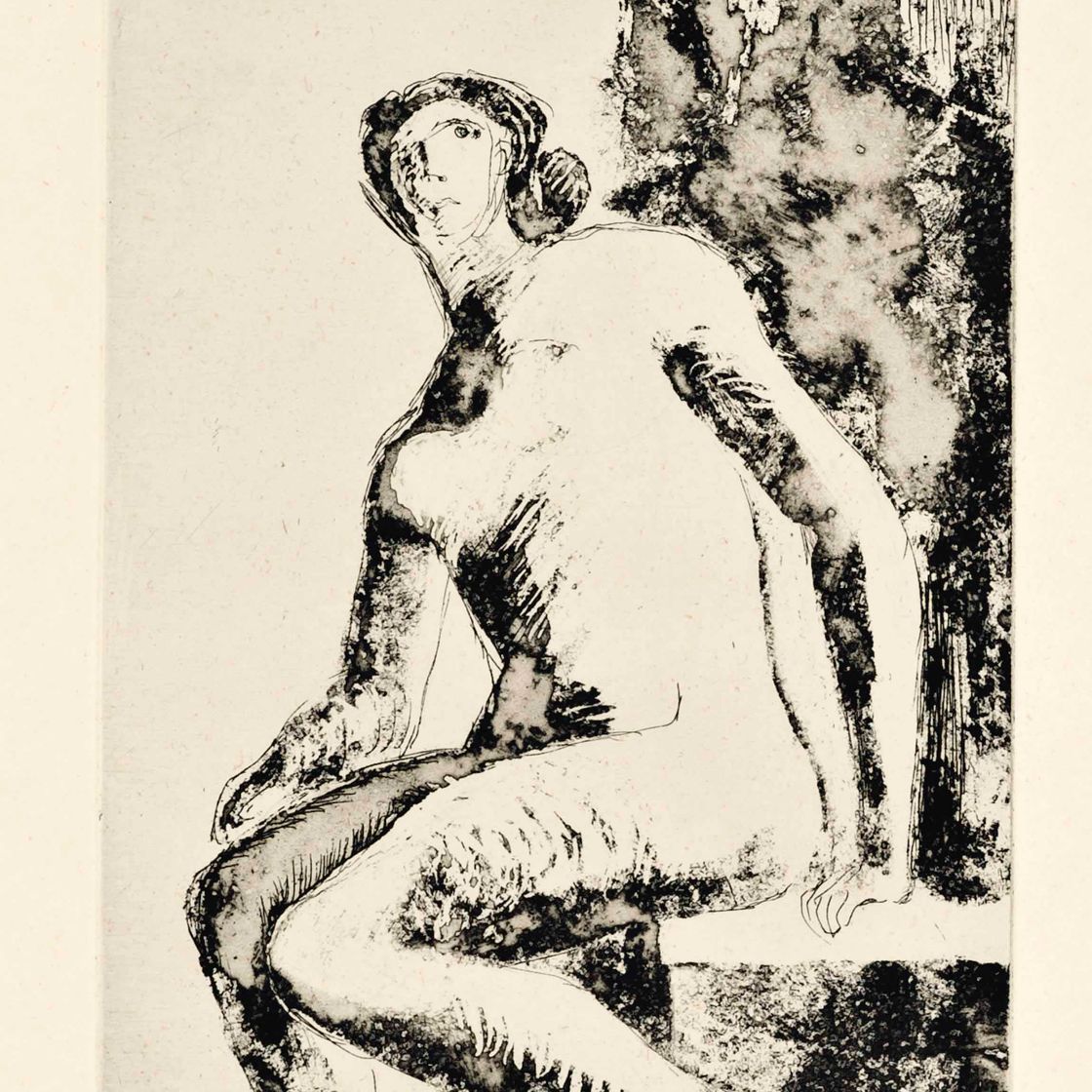 Henry Moore — Сидящая женщина (Cramer 520)
