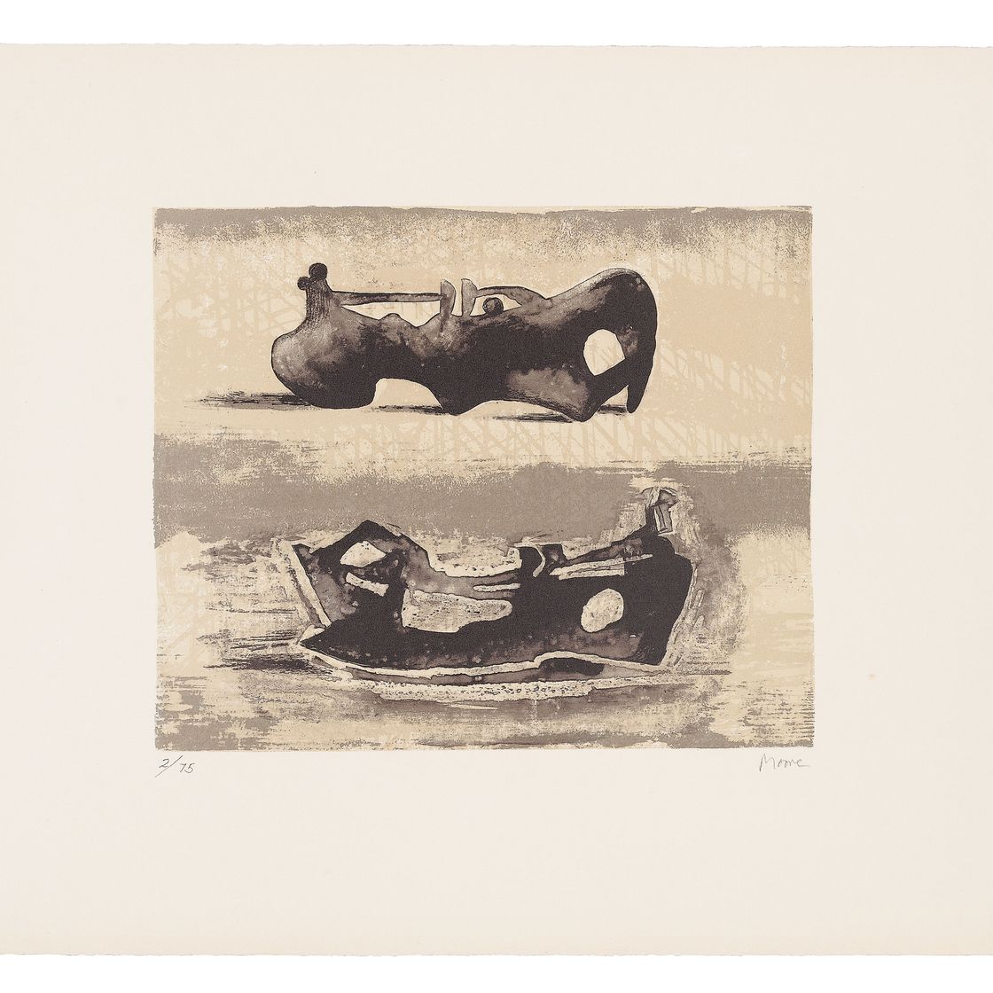 Henry Moore — Лежащая женщина, изображение 2
