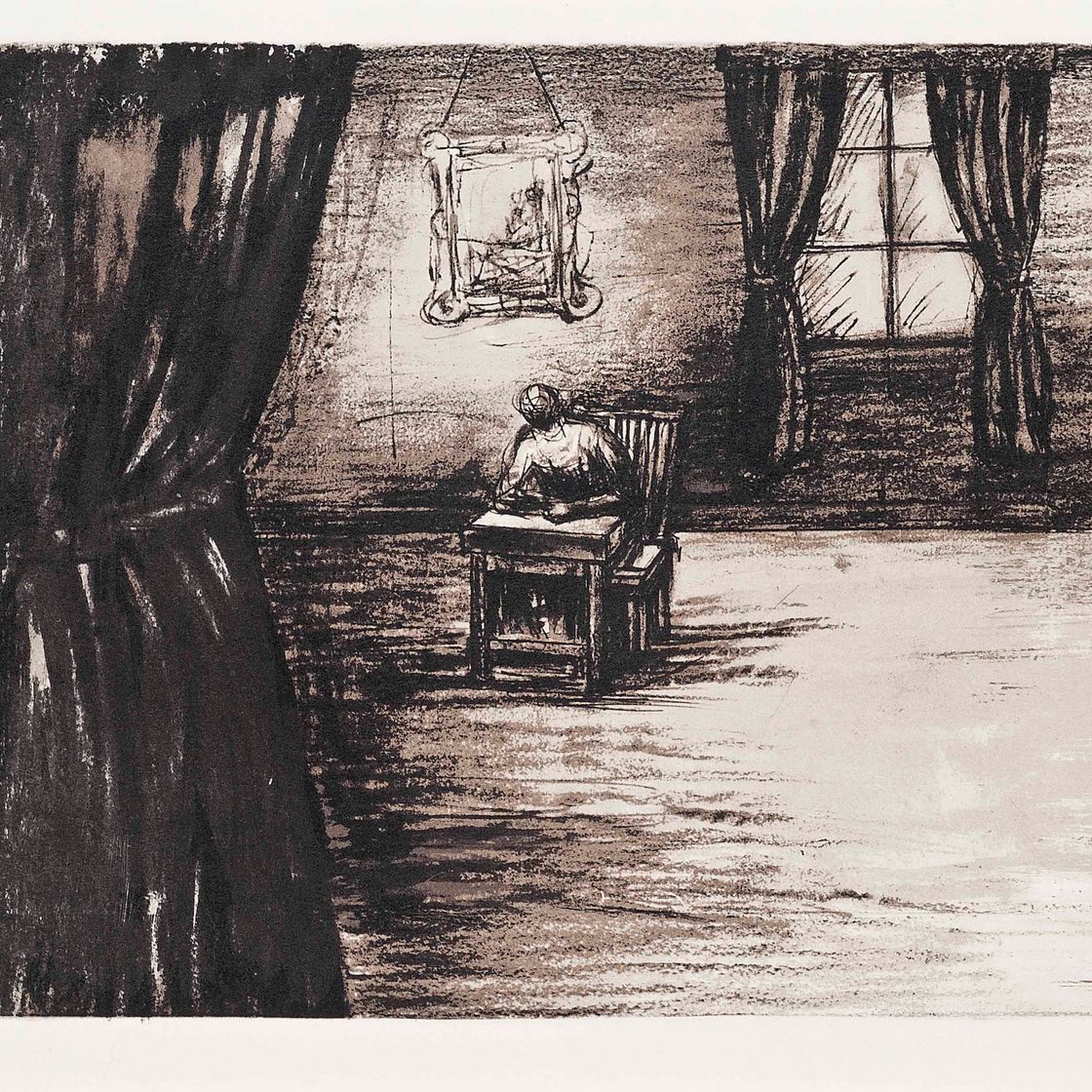 Henry Moore — Фигура в комнате