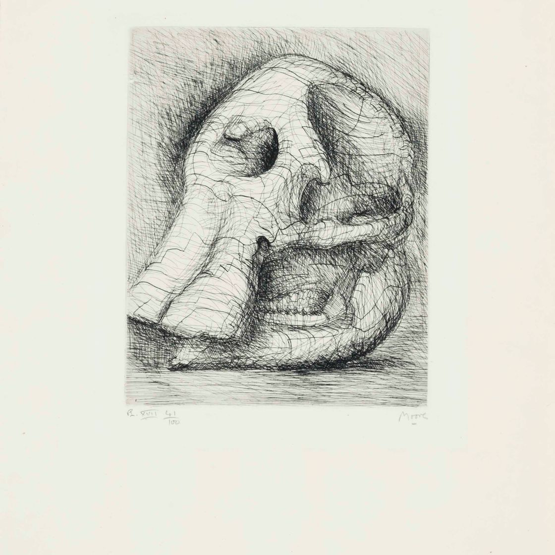 Henry Moore — Фото XVII, с: Черепа слона (Cramer 130)