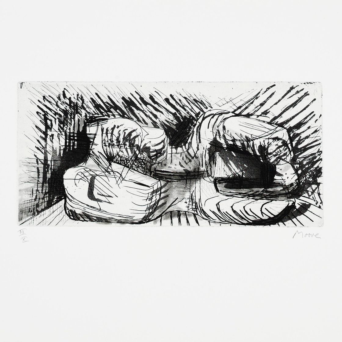 Henry Moore — Лежащая фигура I (С. 192)