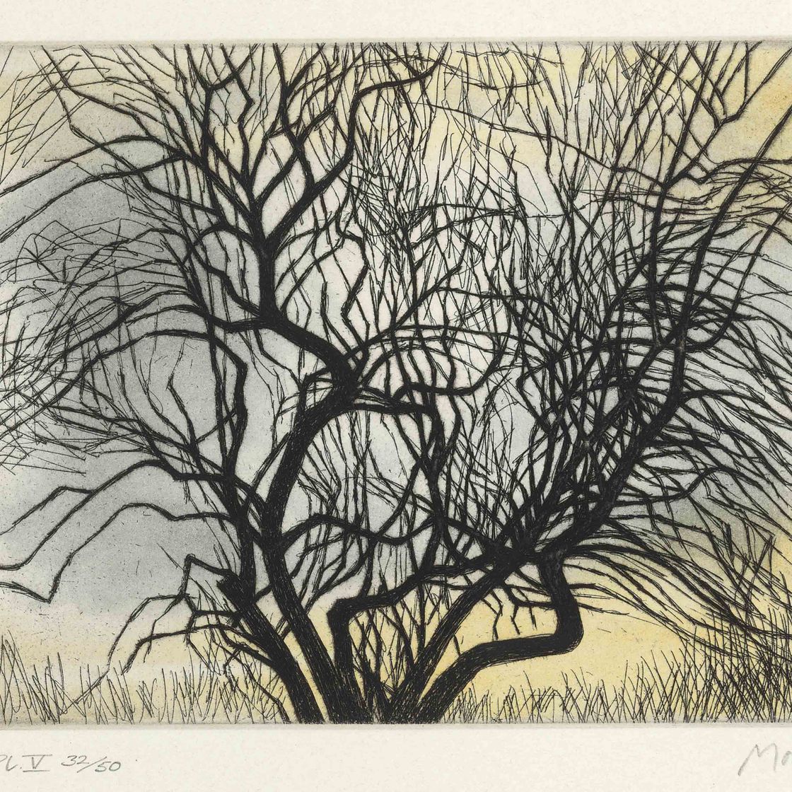 Henry Moore — Деревья V Раскидистые ветви, свисающие с деревьев (C. 551)