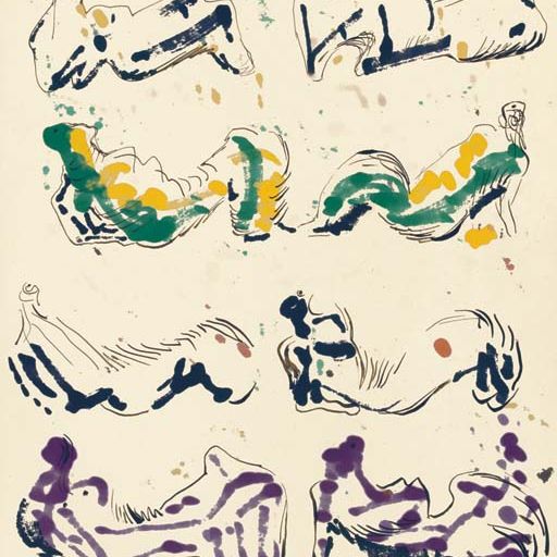 Henry Moore — Восемь лежащих фигур