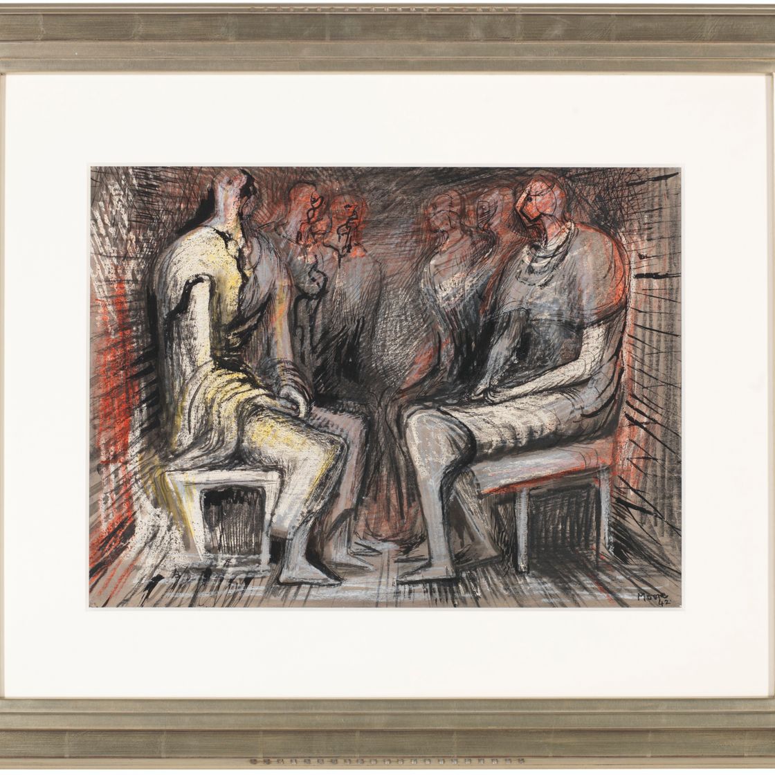 Henry Moore — Сидящие фигуры, изображение 4