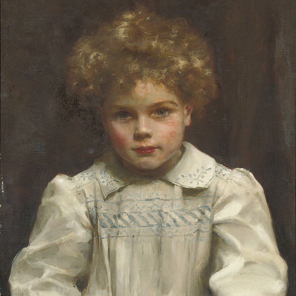 Henry Scott Tuke — Портрет Джеффри Дензила Пиджона, во весь рост