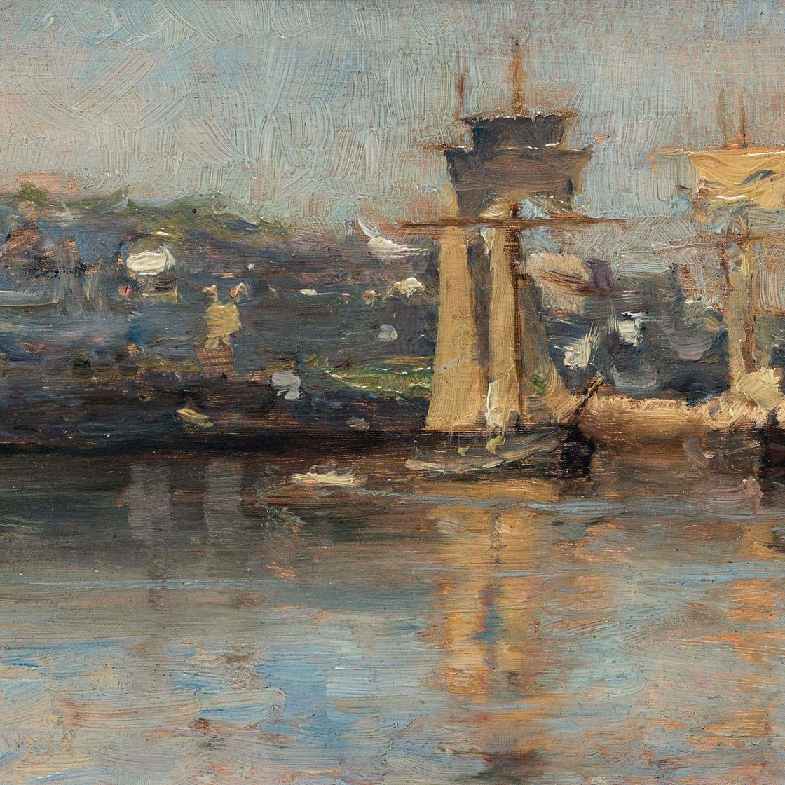 Henry Scott Tuke — Тихие воды, гавань Фалмута