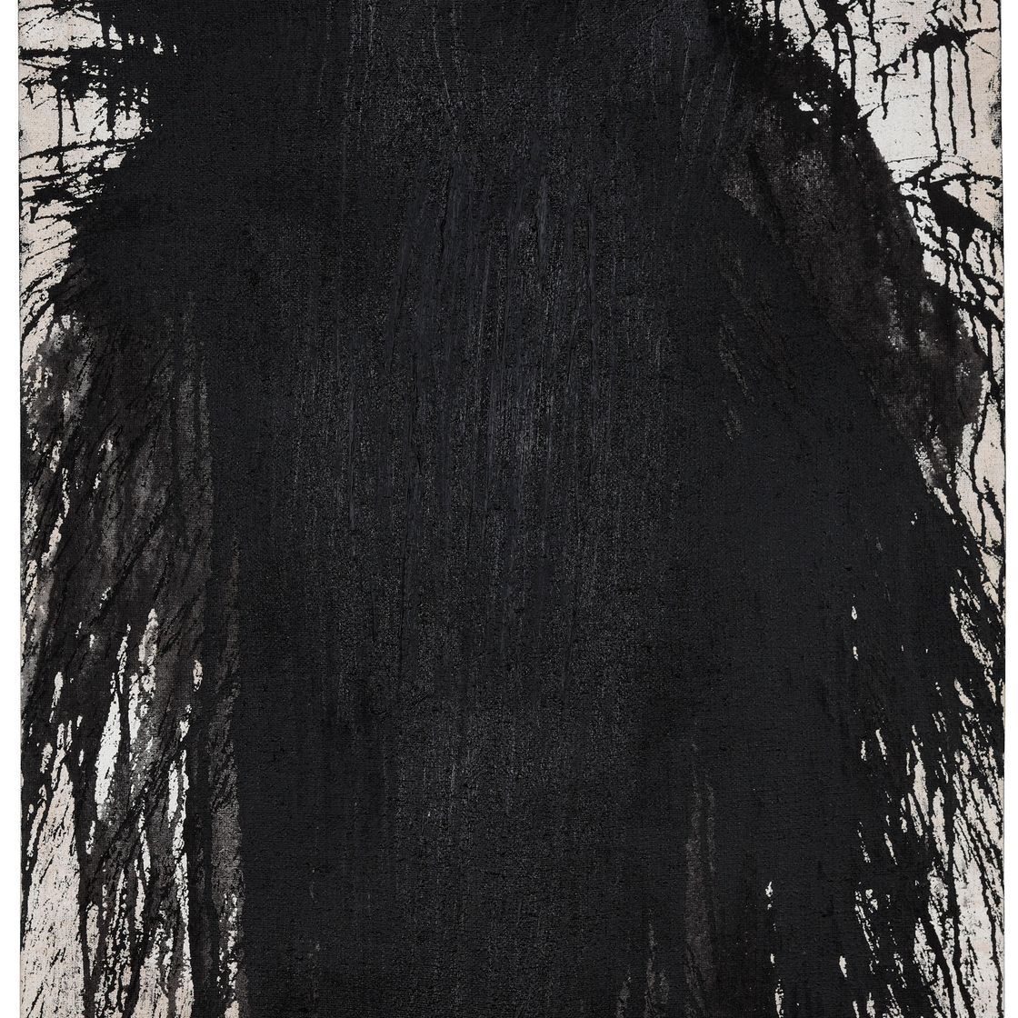 Hermann Nitsch — Без названия (Schwarzes Schüttbild)