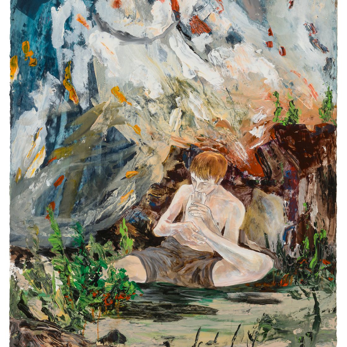 Hernan Bas — Великан (ухаживает за собой), изображение 1