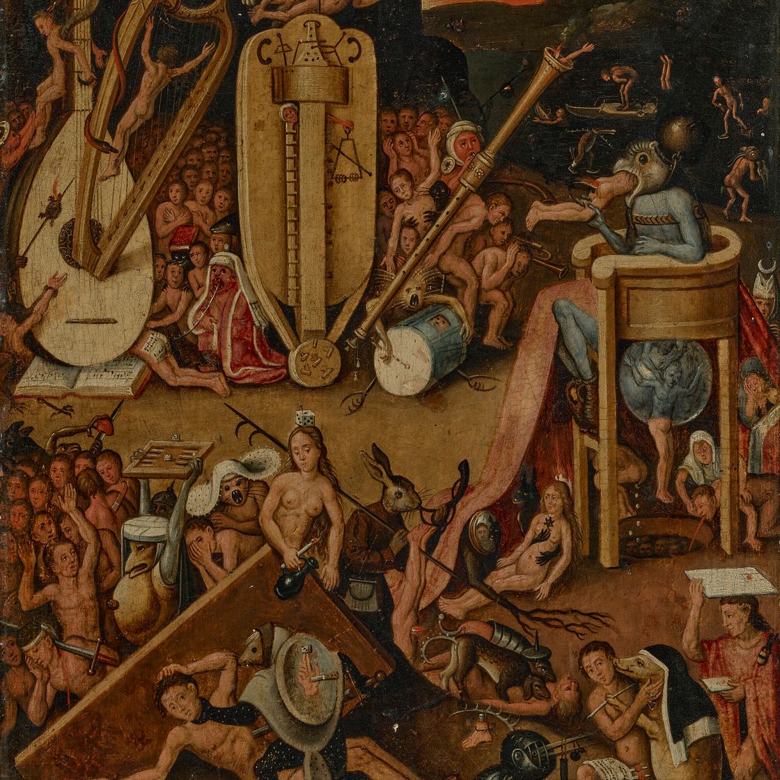 Hieronymus Bosch — Сад земных наслаждений - Ад, изображение 1