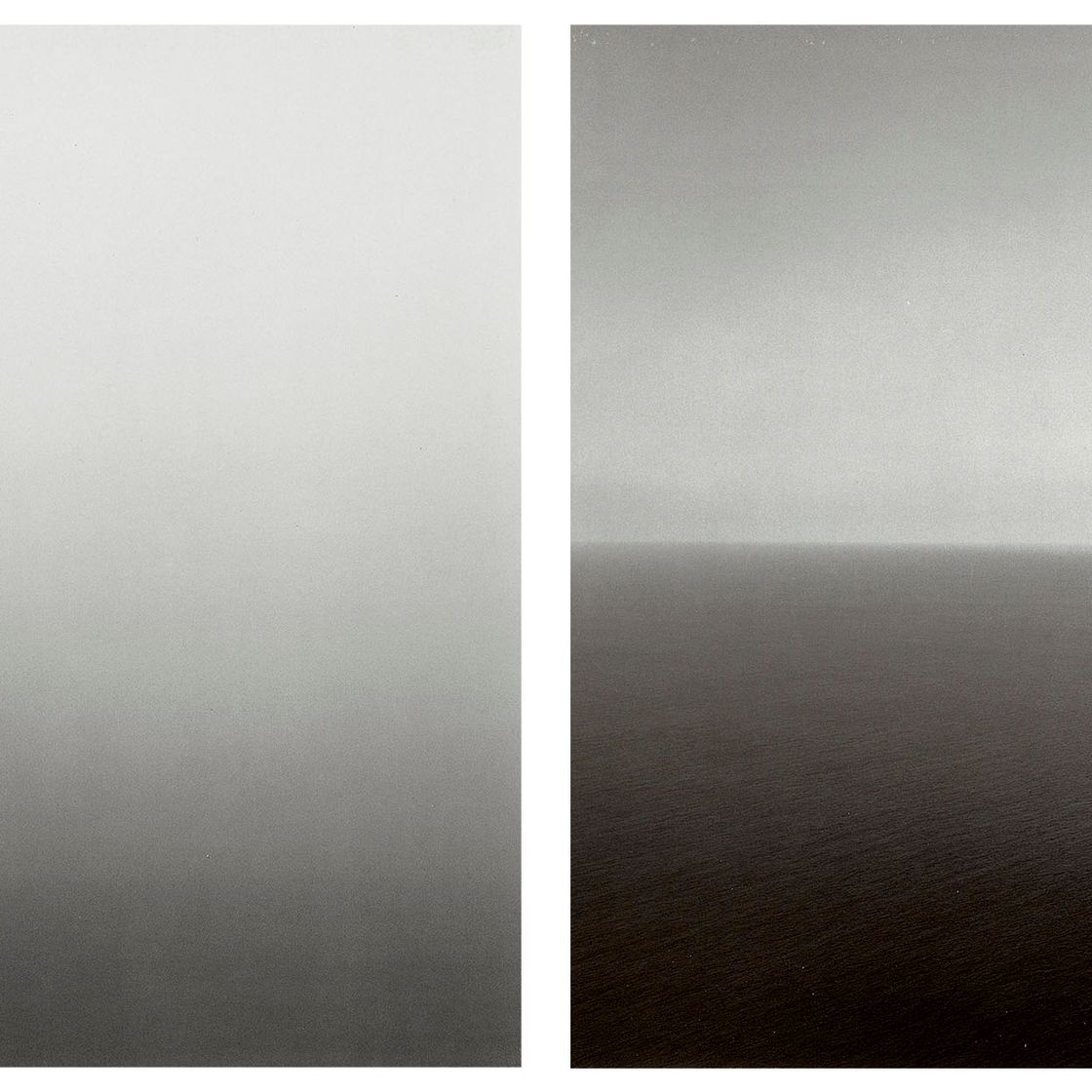Hiroshi Sugimoto — Открытая времени Атлантика: Океан, скалы Мохэ #317; Открытая времени #310