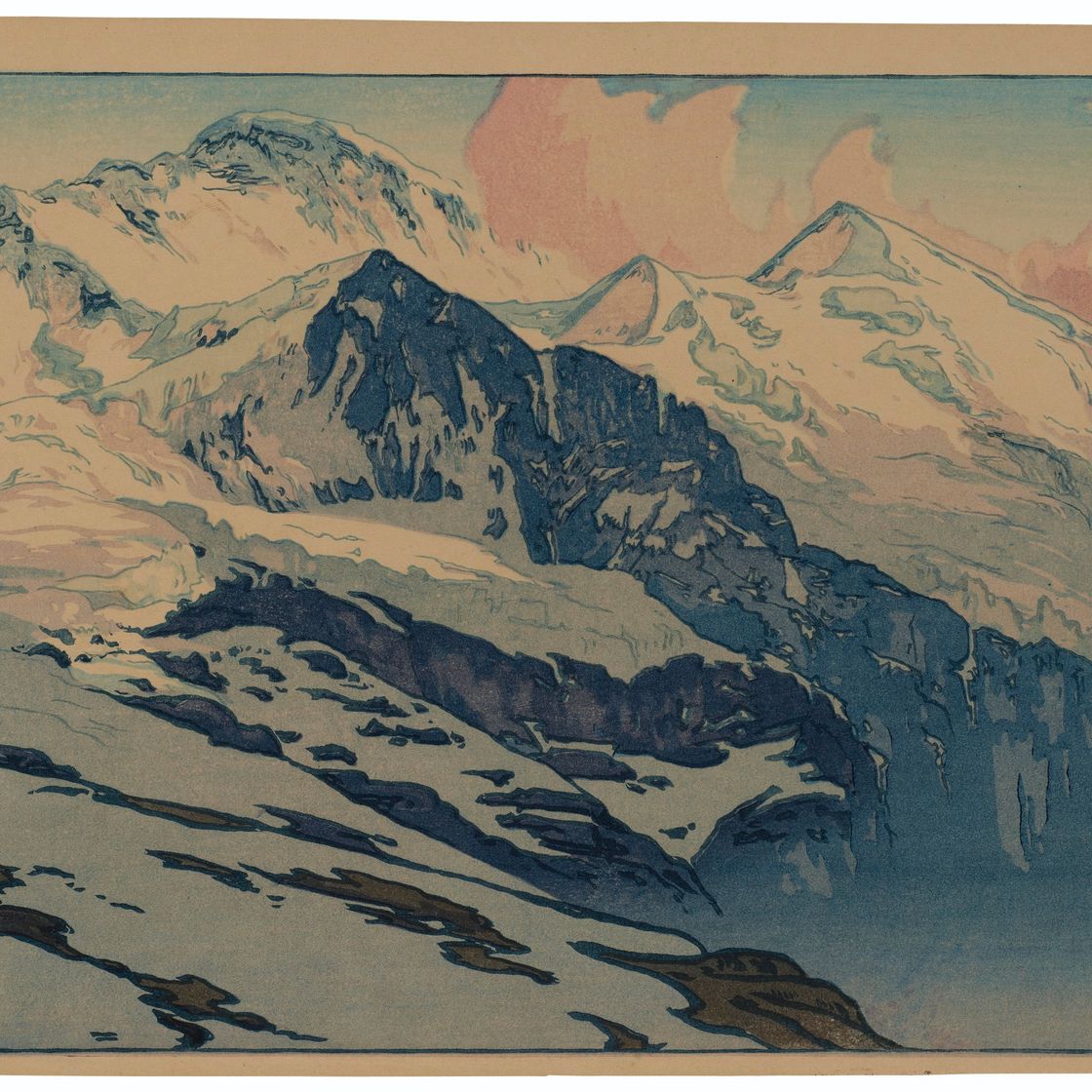 Hiroshi Yoshida — Юнгфрау, изображение 1