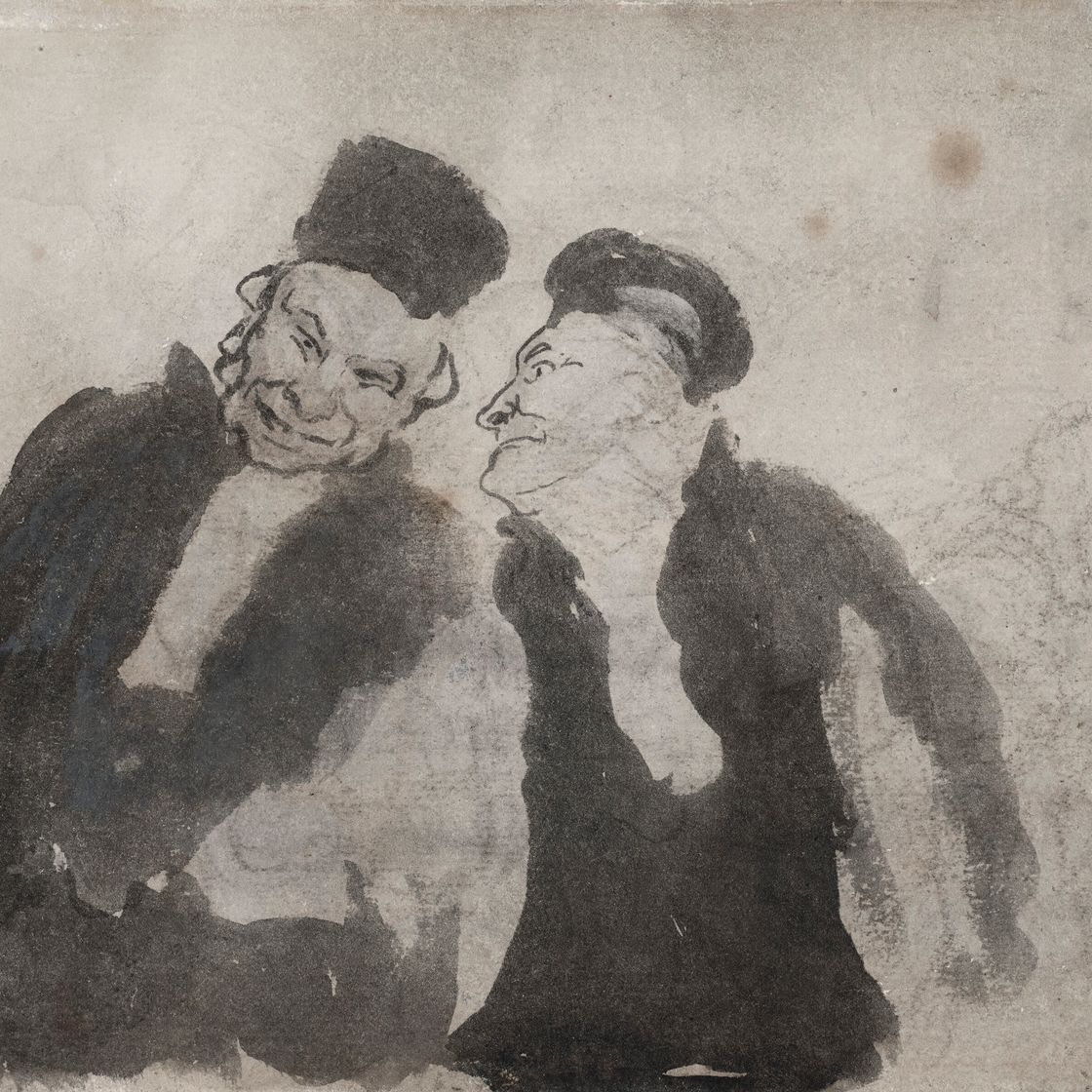 Honoré Daumier — Сцена суда (Ле Плэйдуайер), изображение 2