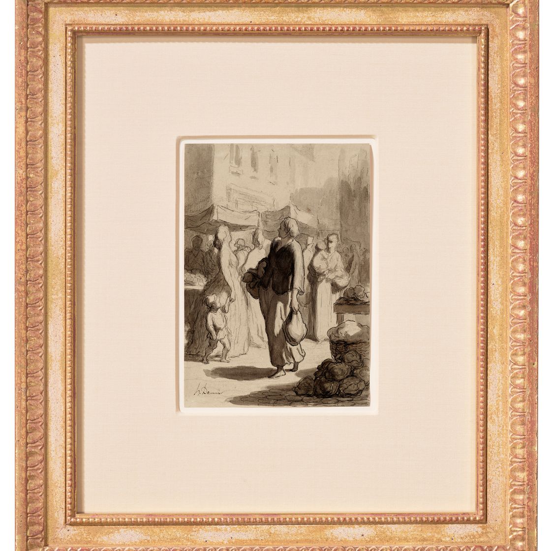 Honoré Daumier — Рынок (Le marché), изображение 2