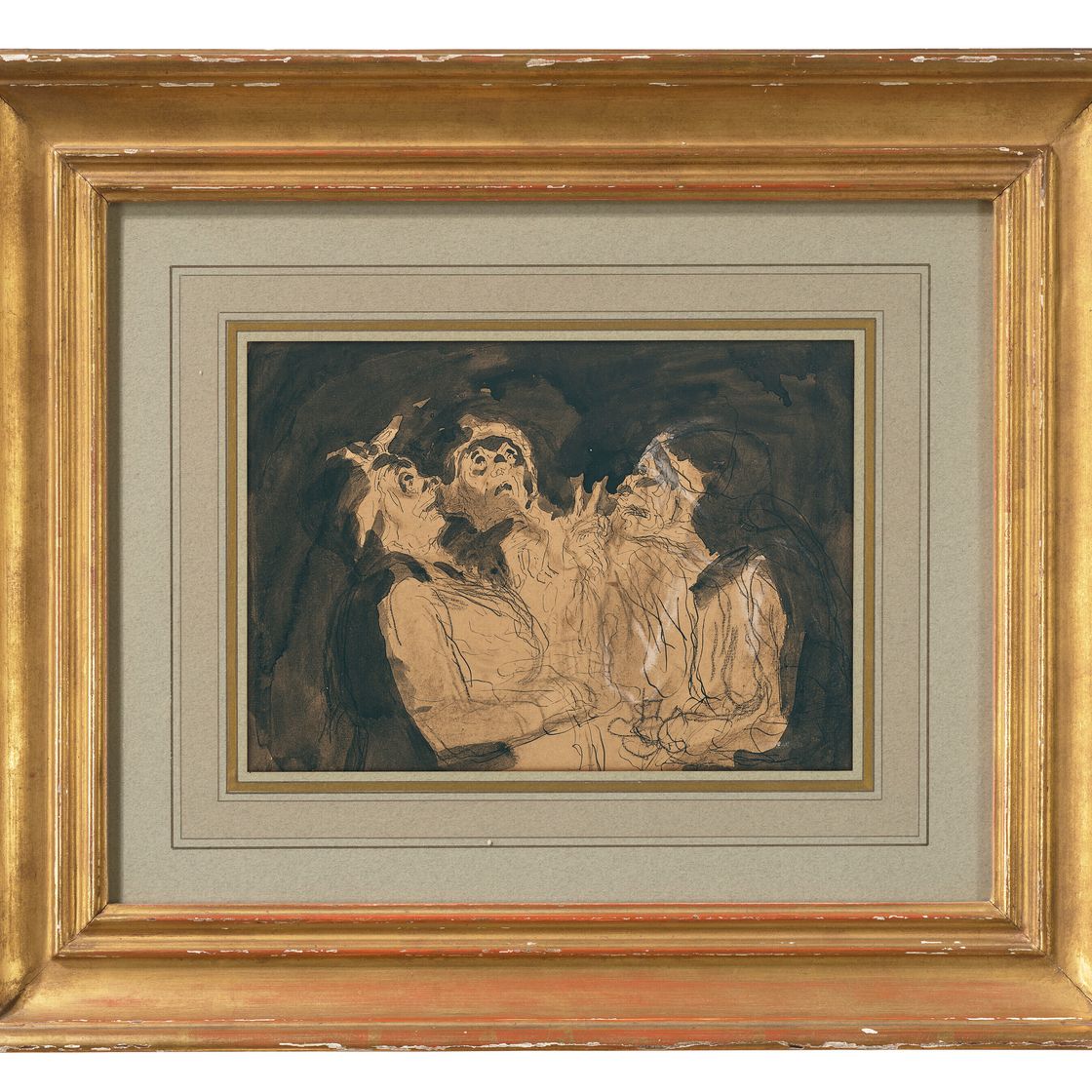 Honoré Daumier — Три сплетницы, изображение 2