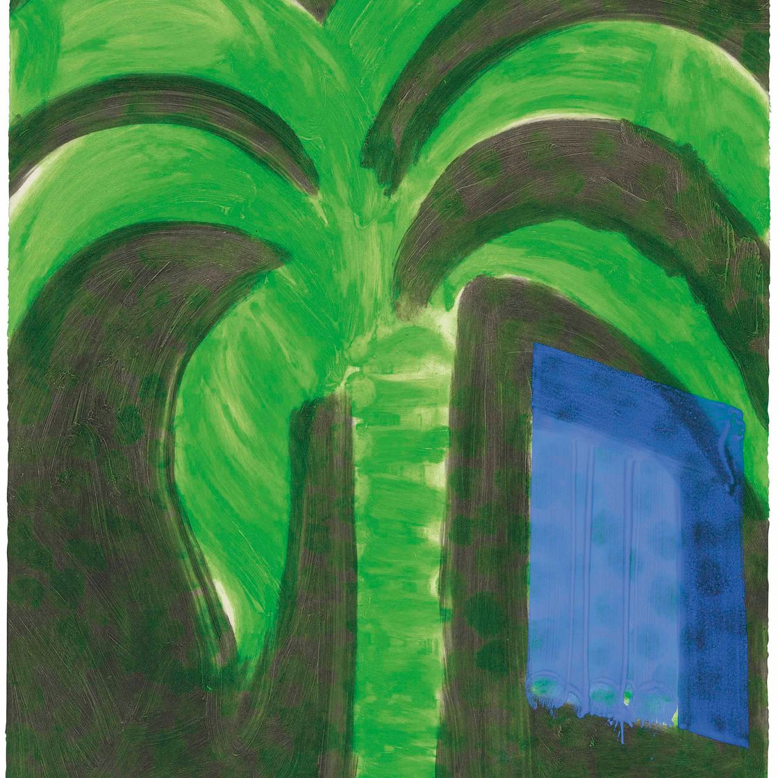 Howard Hodgkin — Пальма и окно, изображение 1