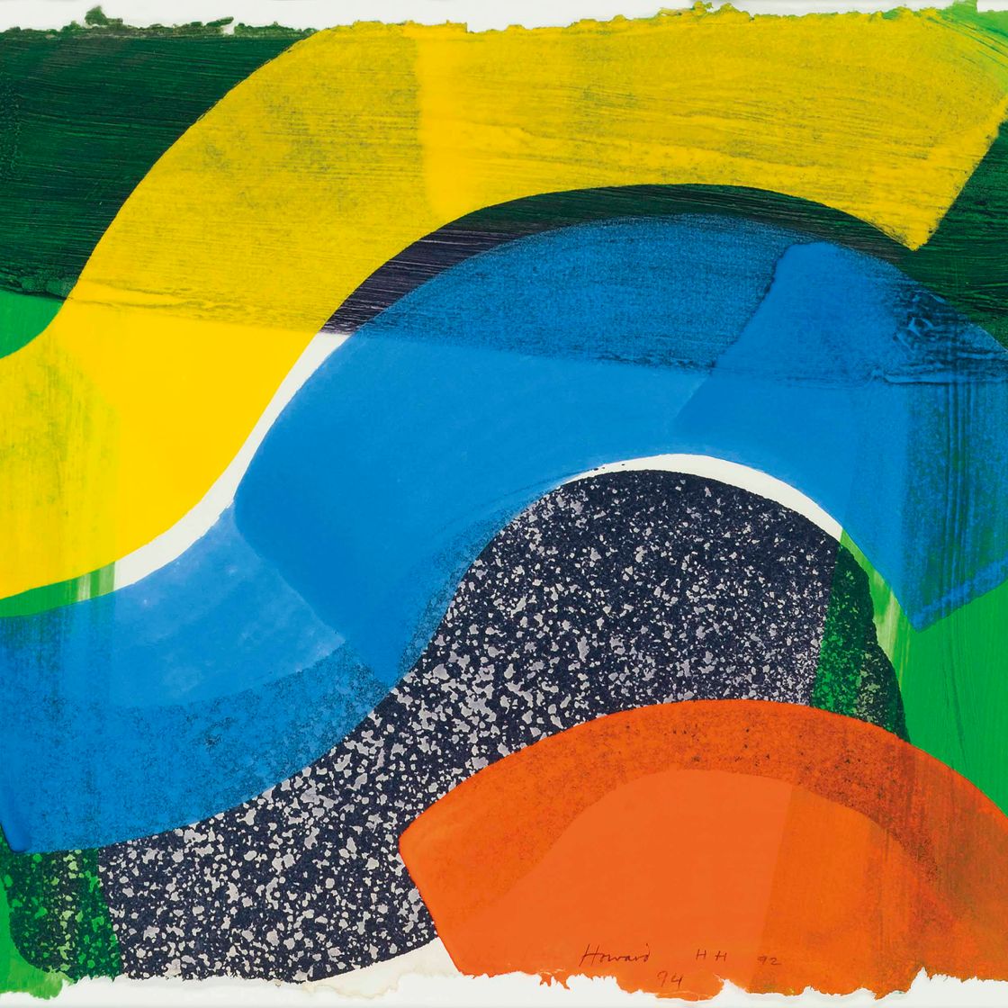 Howard Hodgkin — Выставьте больше флагов (начало 90-го)