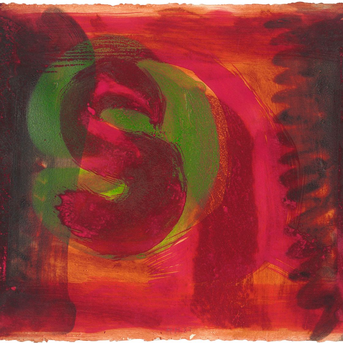 Howard Hodgkin — Красное Прислушивающееся ухо