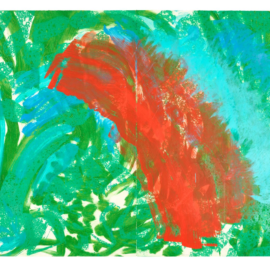 Howard Hodgkin — В лес, Лето, из леса..., изображение 1