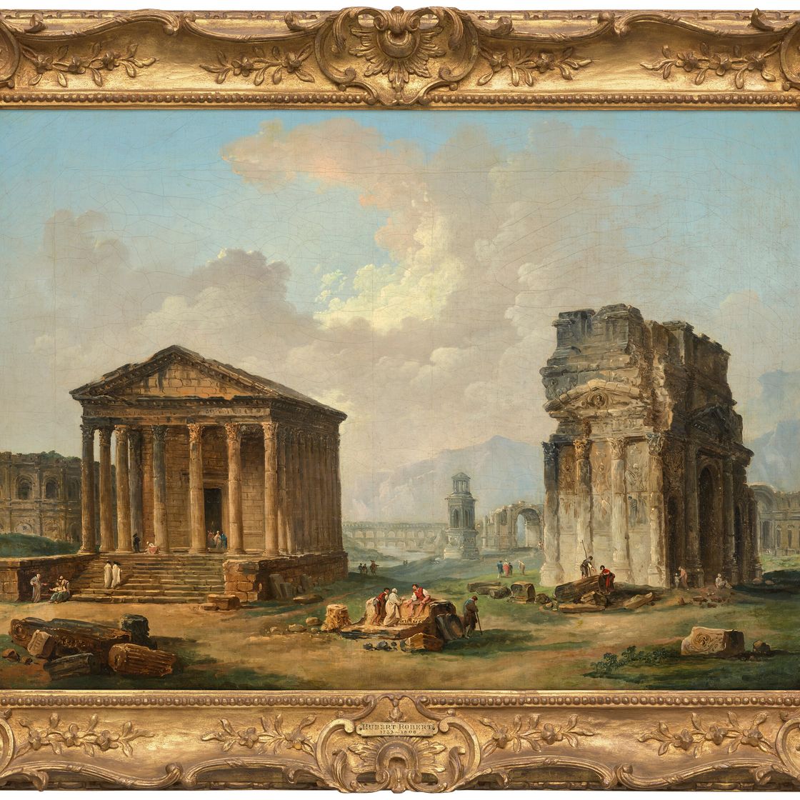 Hubert Robert — Памятники старины Нима, Оранжа и Сен-Реми-де-Прованс, изображение 2