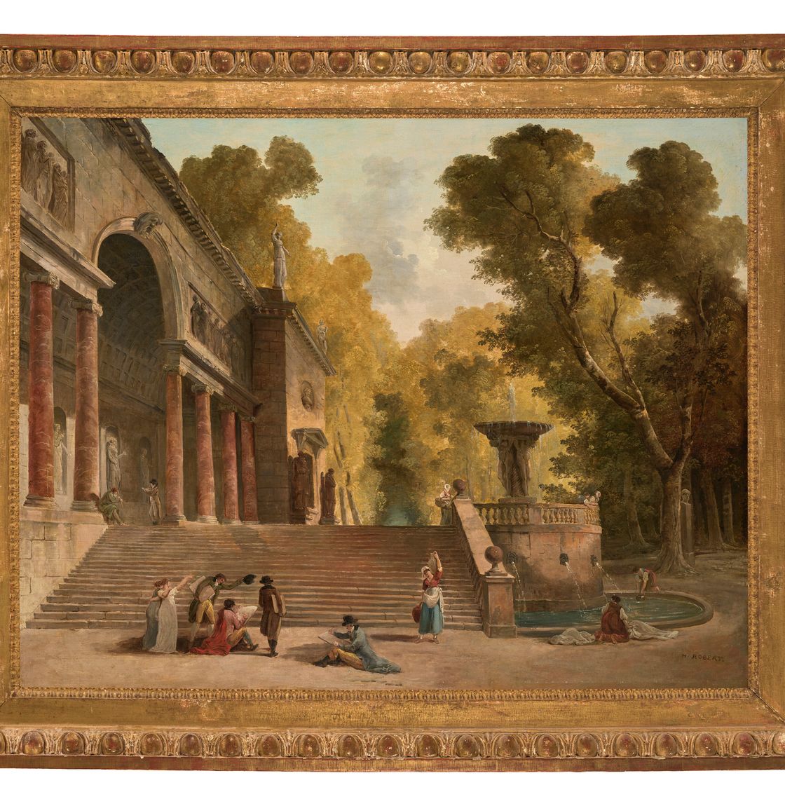 Hubert Robert — Настоящее вдохновение для восточного фасада медицинской виллы, созданной дизайнерами по первоклассному плану, изображение 2