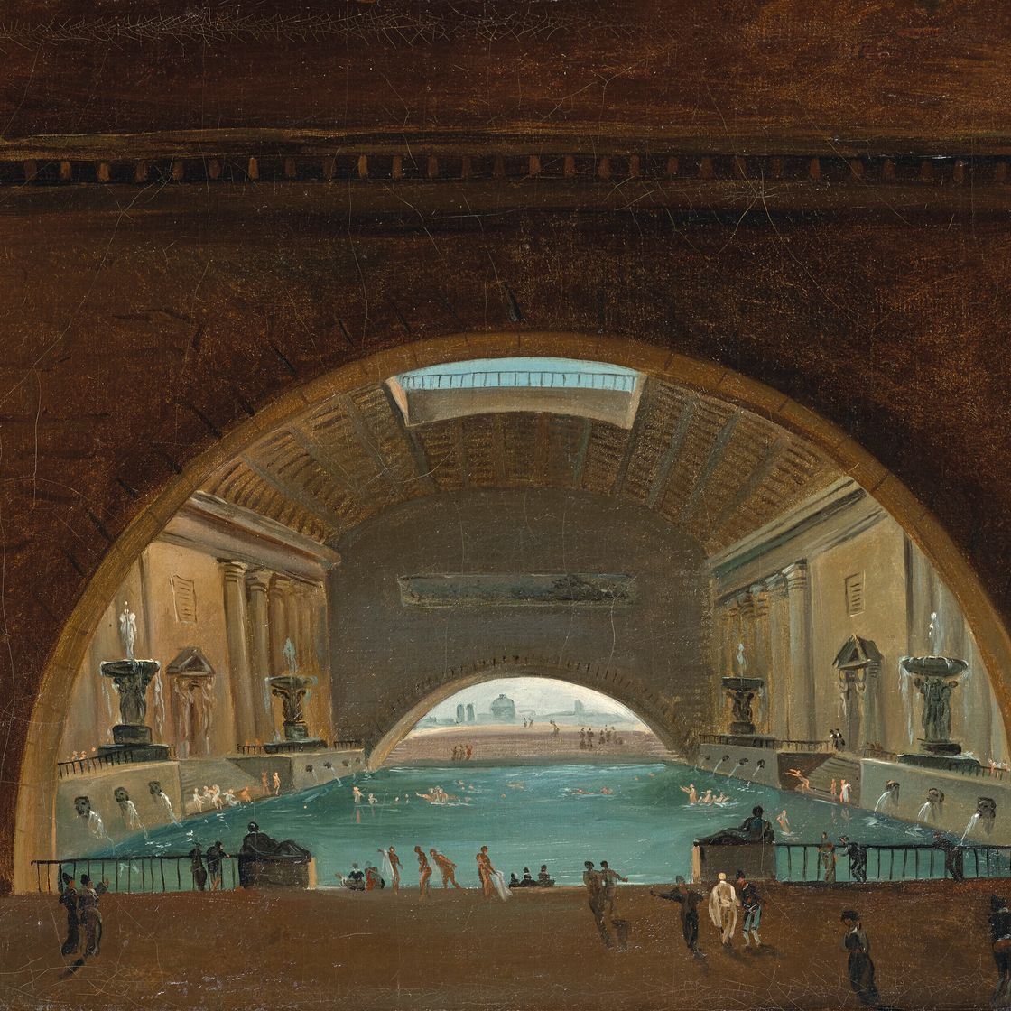 Hubert Robert — Рыба в термах, изображение 1