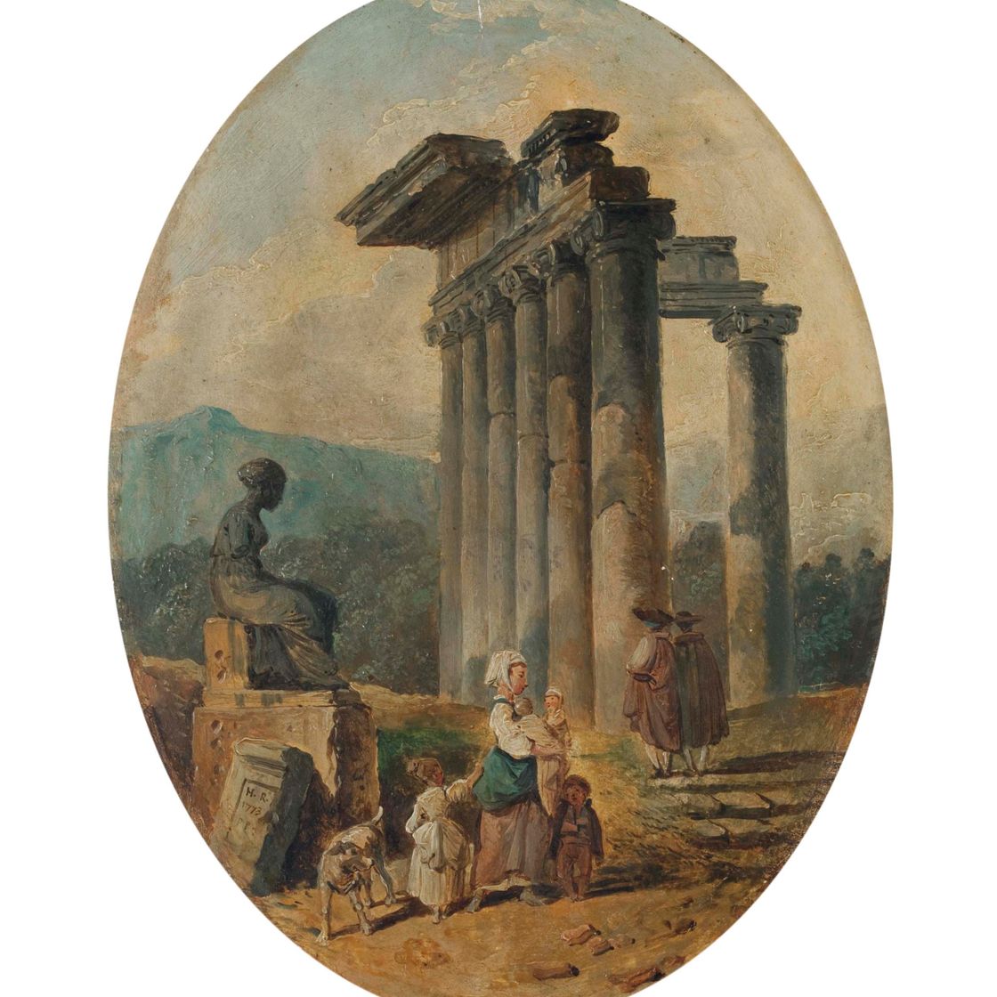Hubert Robert — Я мать и эти дети, которые платят за разрушения
