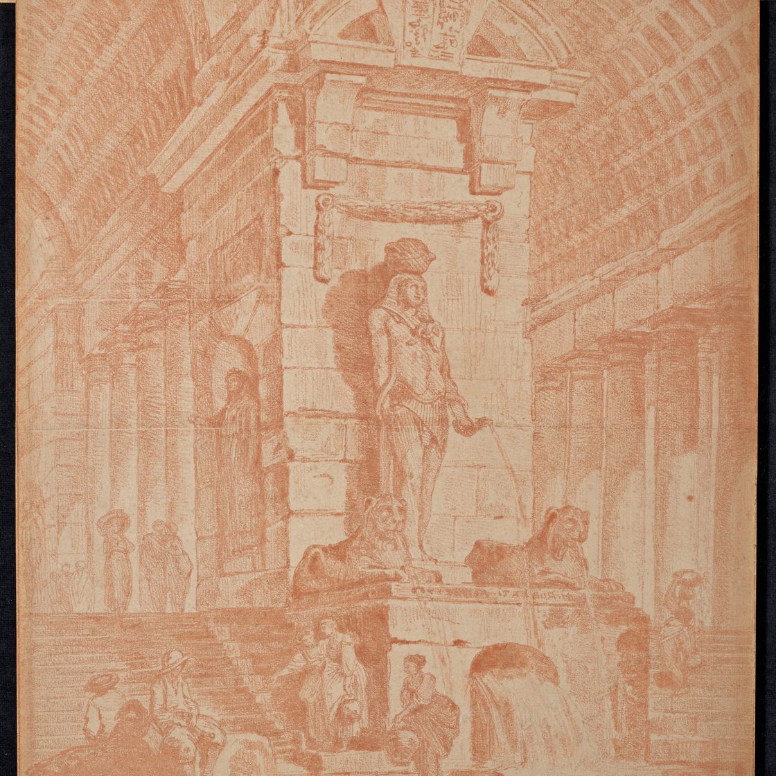 Hubert Robert — Человек, который тратит деньги на лаванду а-ля Фонтейн, изображение 2
