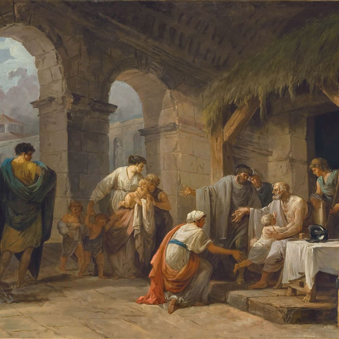 Hubert Robert — Белизер - врач больницы, который платит за обслуживание порядка