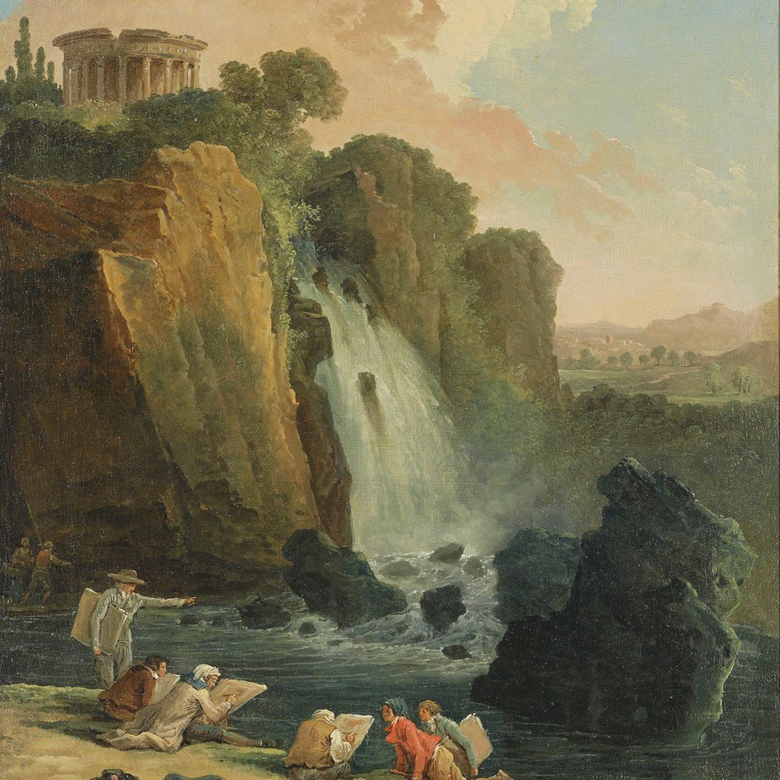 Hubert Robert — Десерты в Тиволи