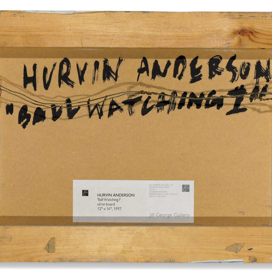 Hurvin Anderson — Наблюдая за мячом, я, изображение 2