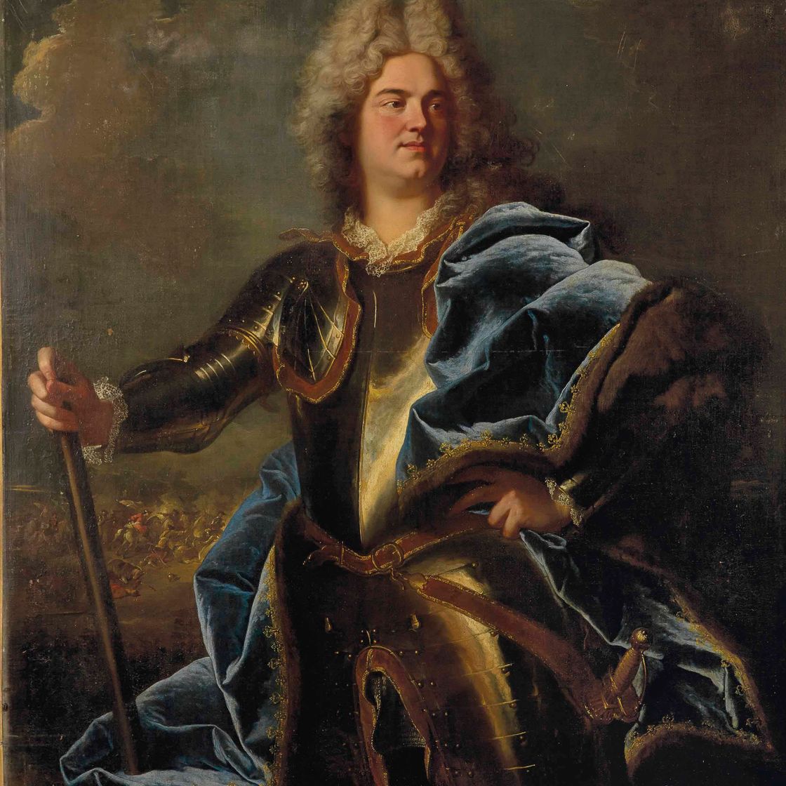 Hyacinthe Rigaud — Портрет мужчины, традиционно идентифицируемого как Клод Луи Эктор, герцог де Виллар (1653-1734)