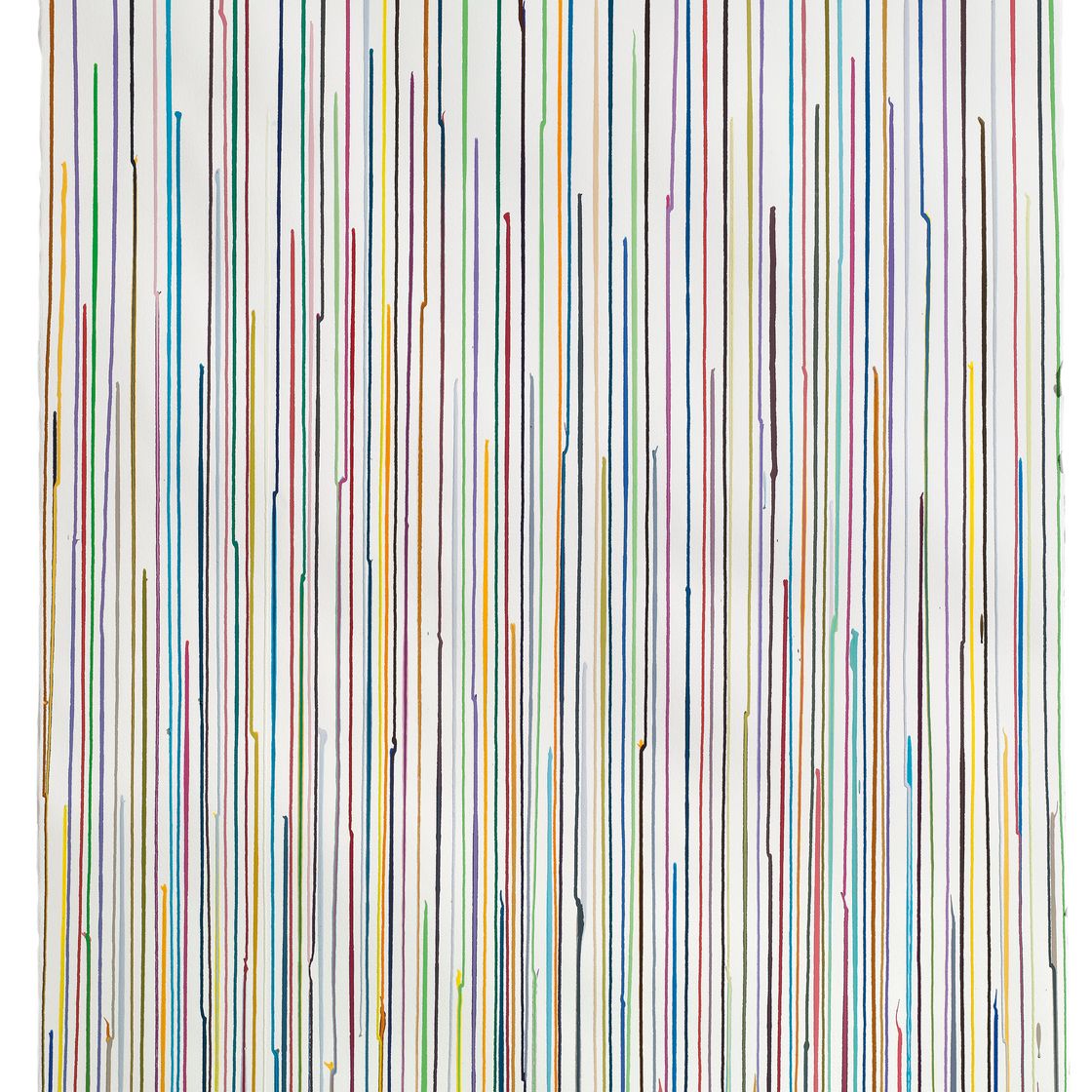 Ian Davenport — Тройка линий в шахматном порядке