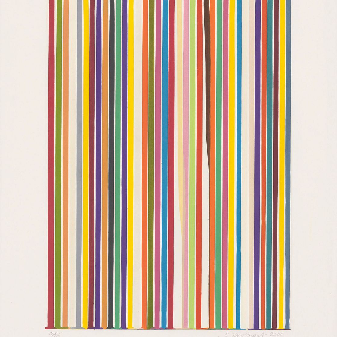 Ian Davenport — Вытравленные линии 1