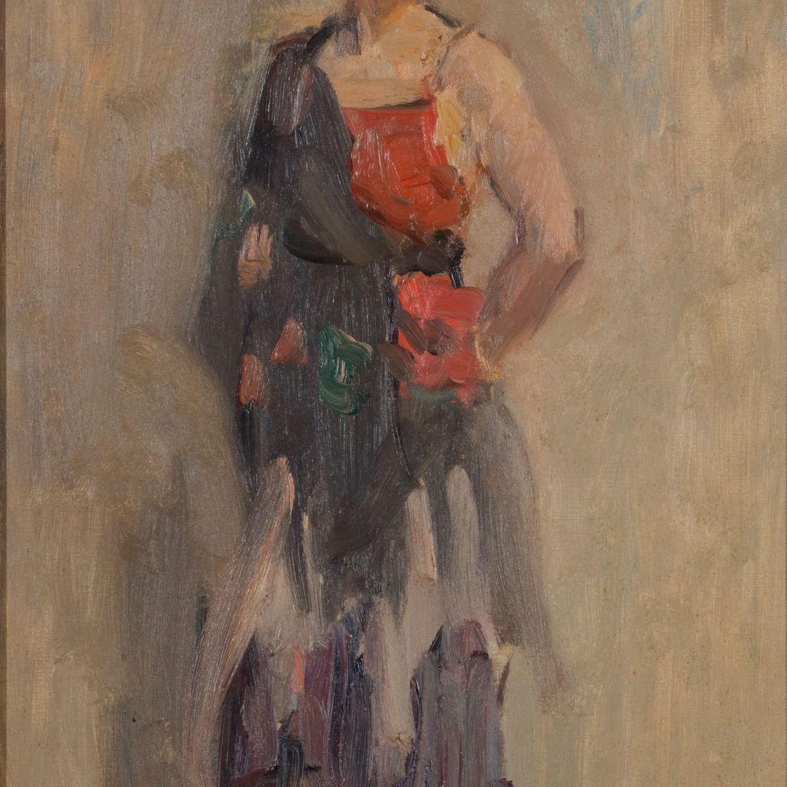Isaac Israels — Стоящая девушка