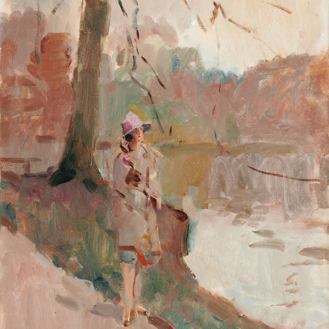 Isaac Israels — Дама в парке
