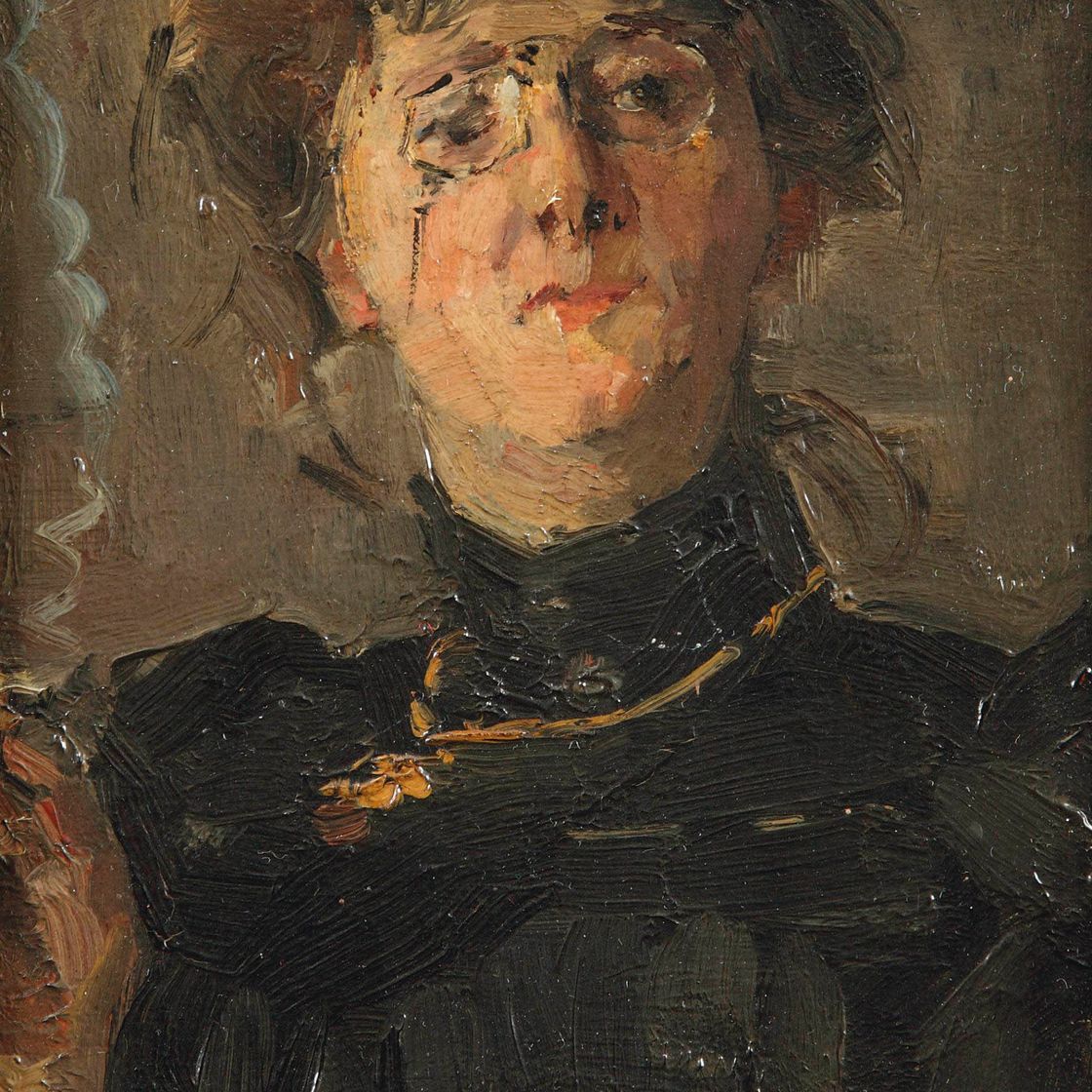 Isaac Israels — Портрет художницы Терезы ван Дуйл-Шварц