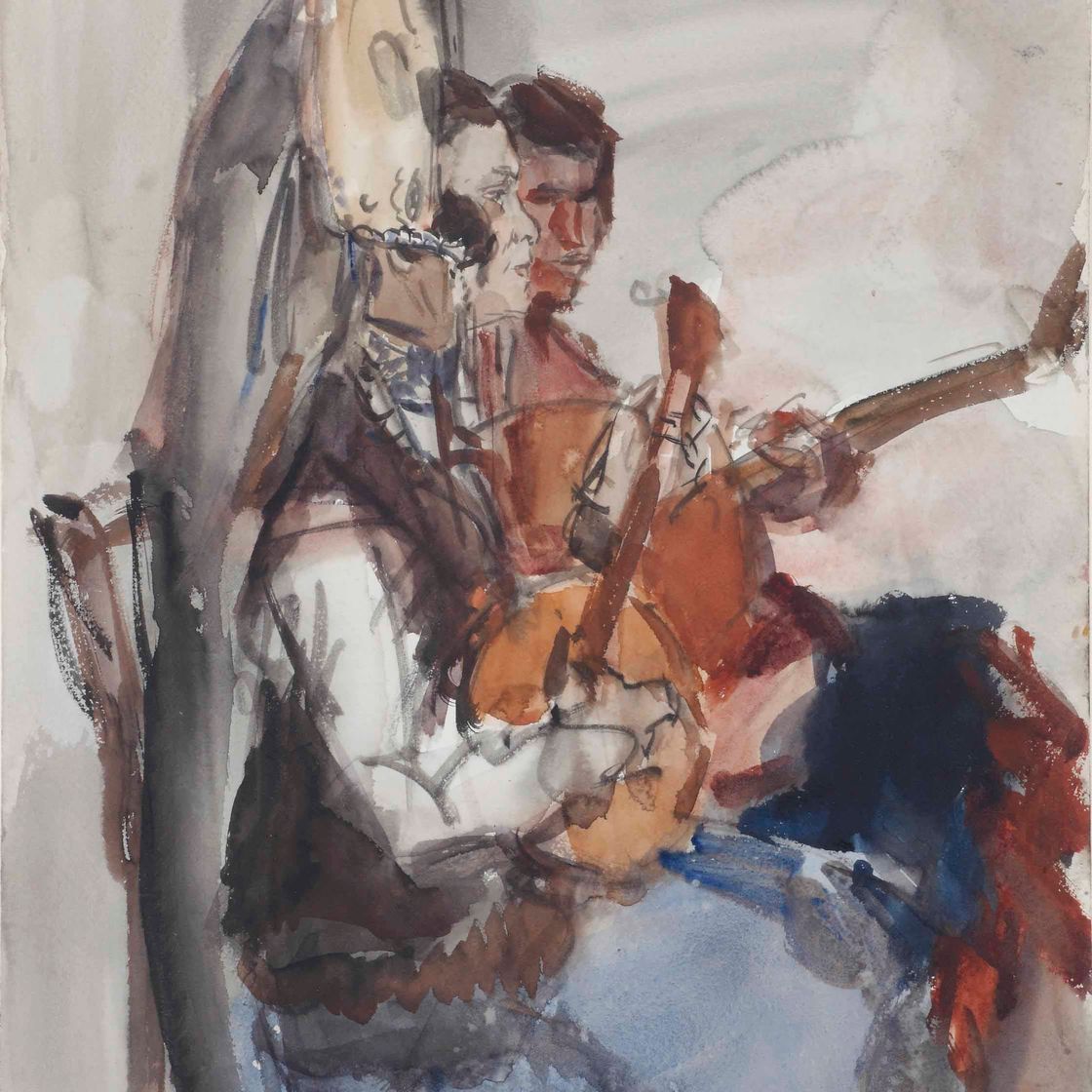 Isaac Israels — Любители играть на балалайке