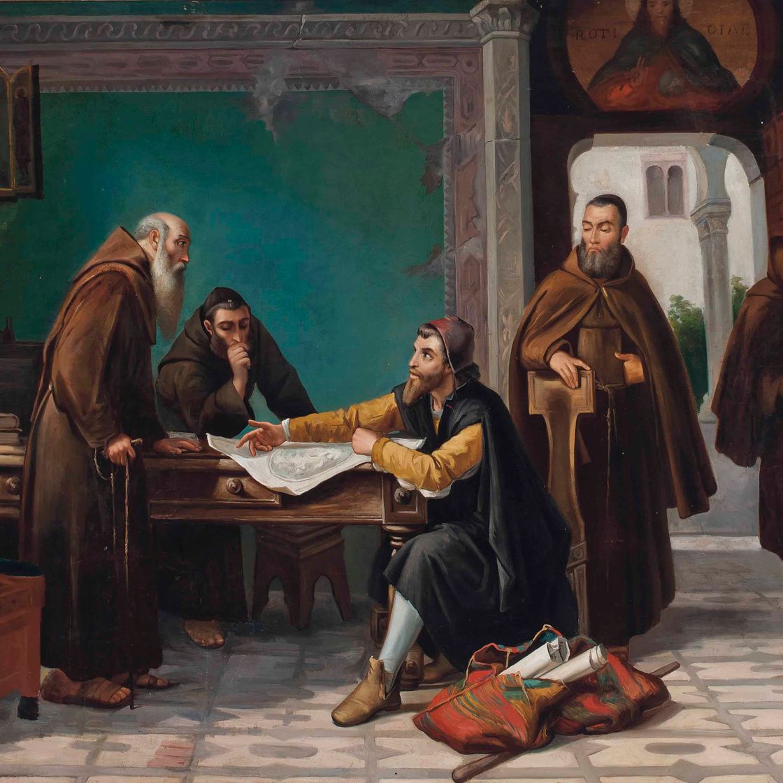 Italian School — Христофор Колумб в монастыре Рабида