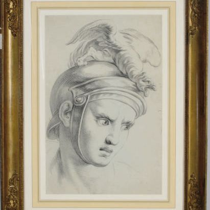 Italian School — Голова римского солдата