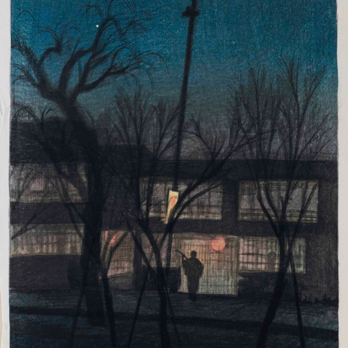 Ito Shinsui — Кору йору (Морозная ночь)