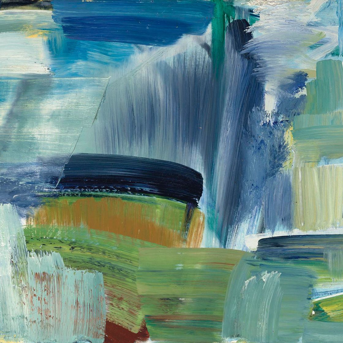 Ivon Hitchens — Арочный мост через реку