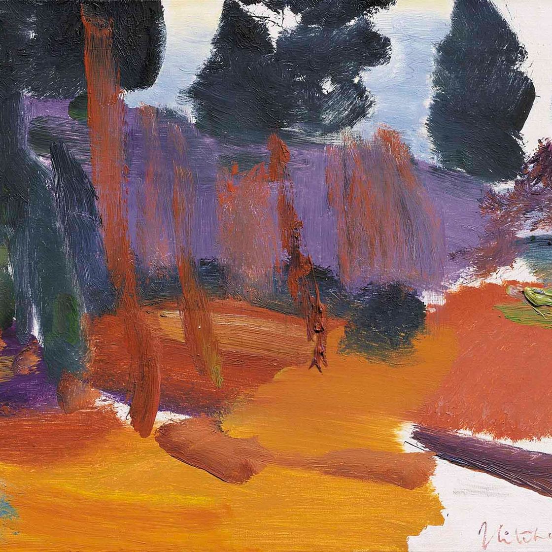 Ivon Hitchens — Прогулка по лесу и фермерским полям