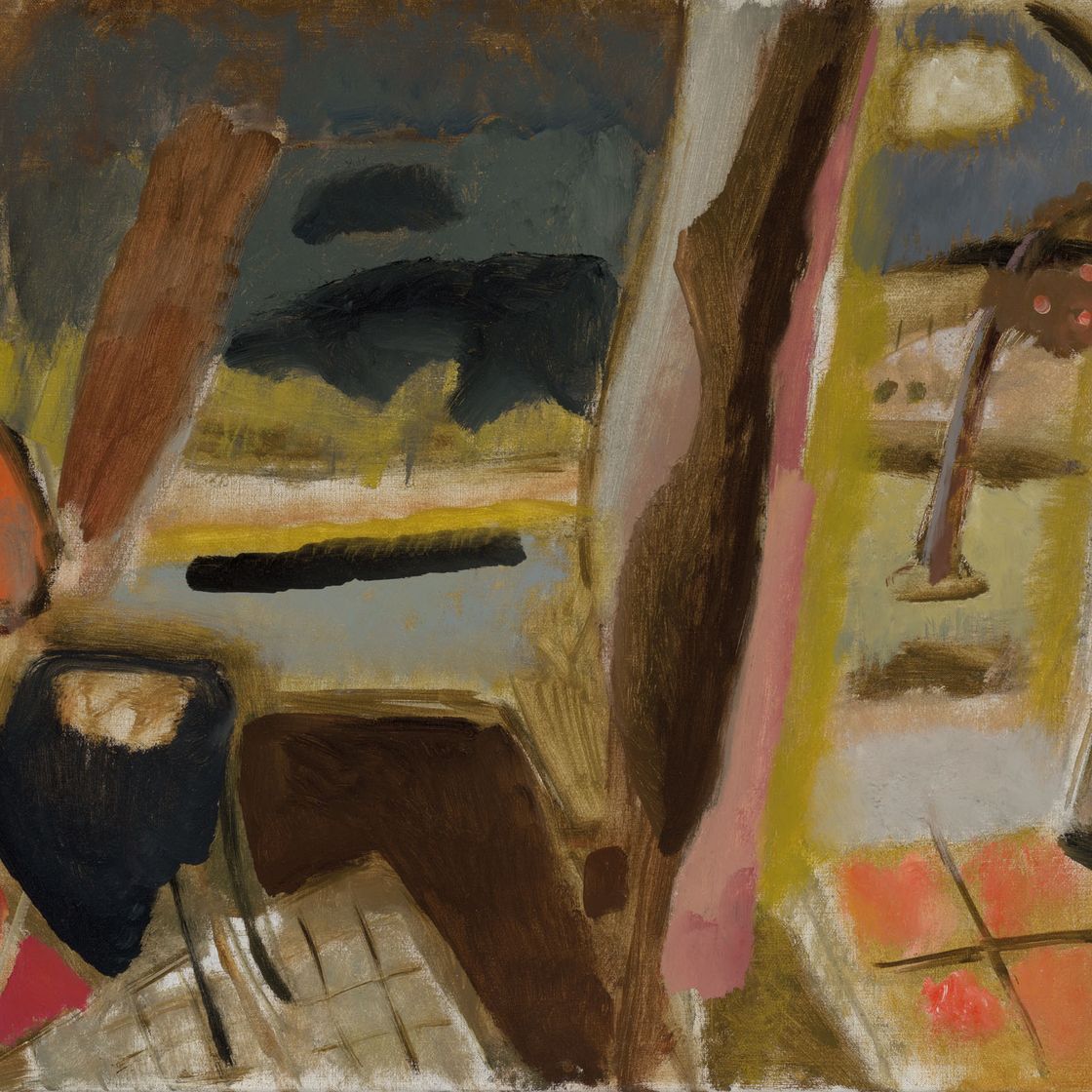 Ivon Hitchens — Интерьер коттеджа, Вечерний, изображение 1