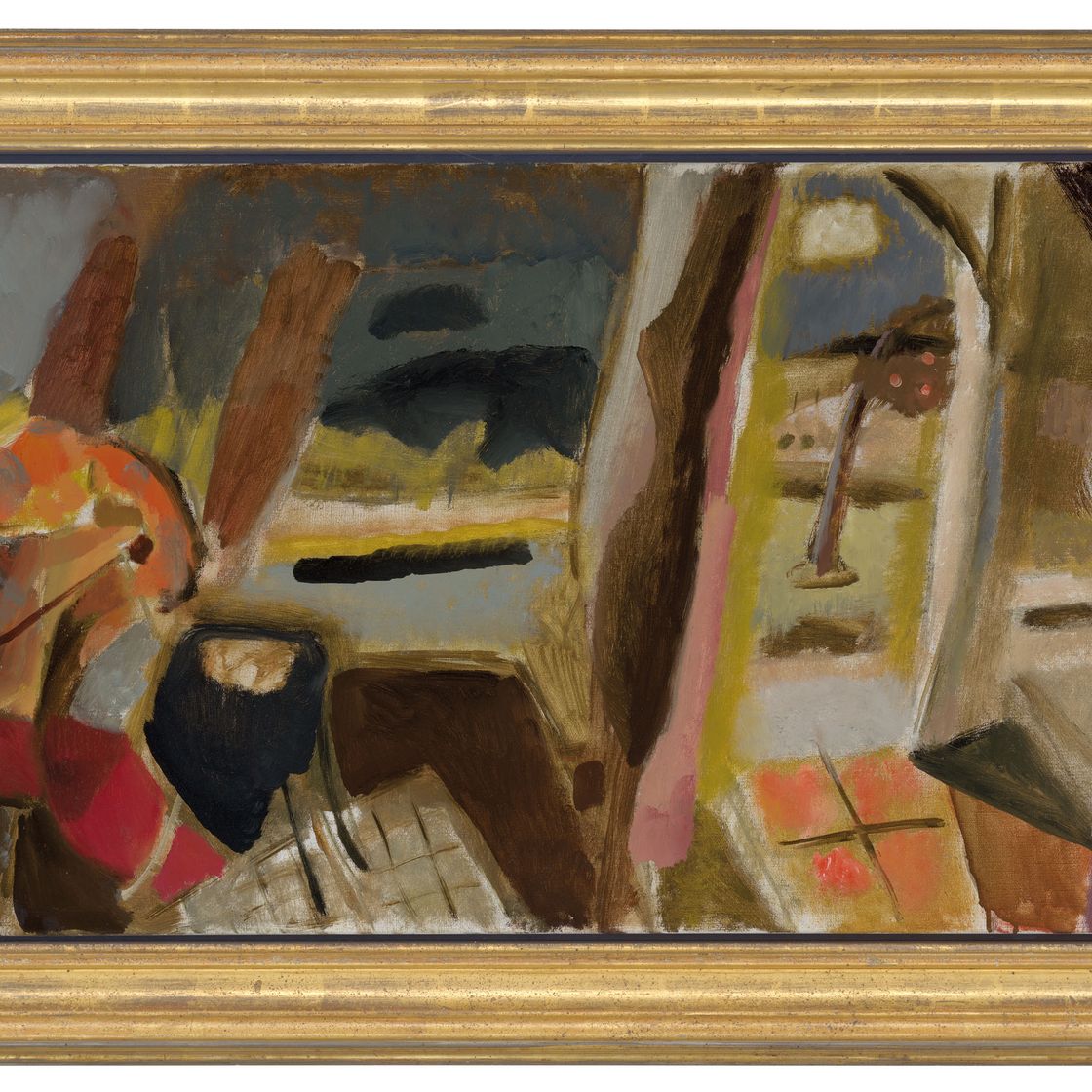 Ivon Hitchens — Интерьер коттеджа, Вечерний, изображение 2