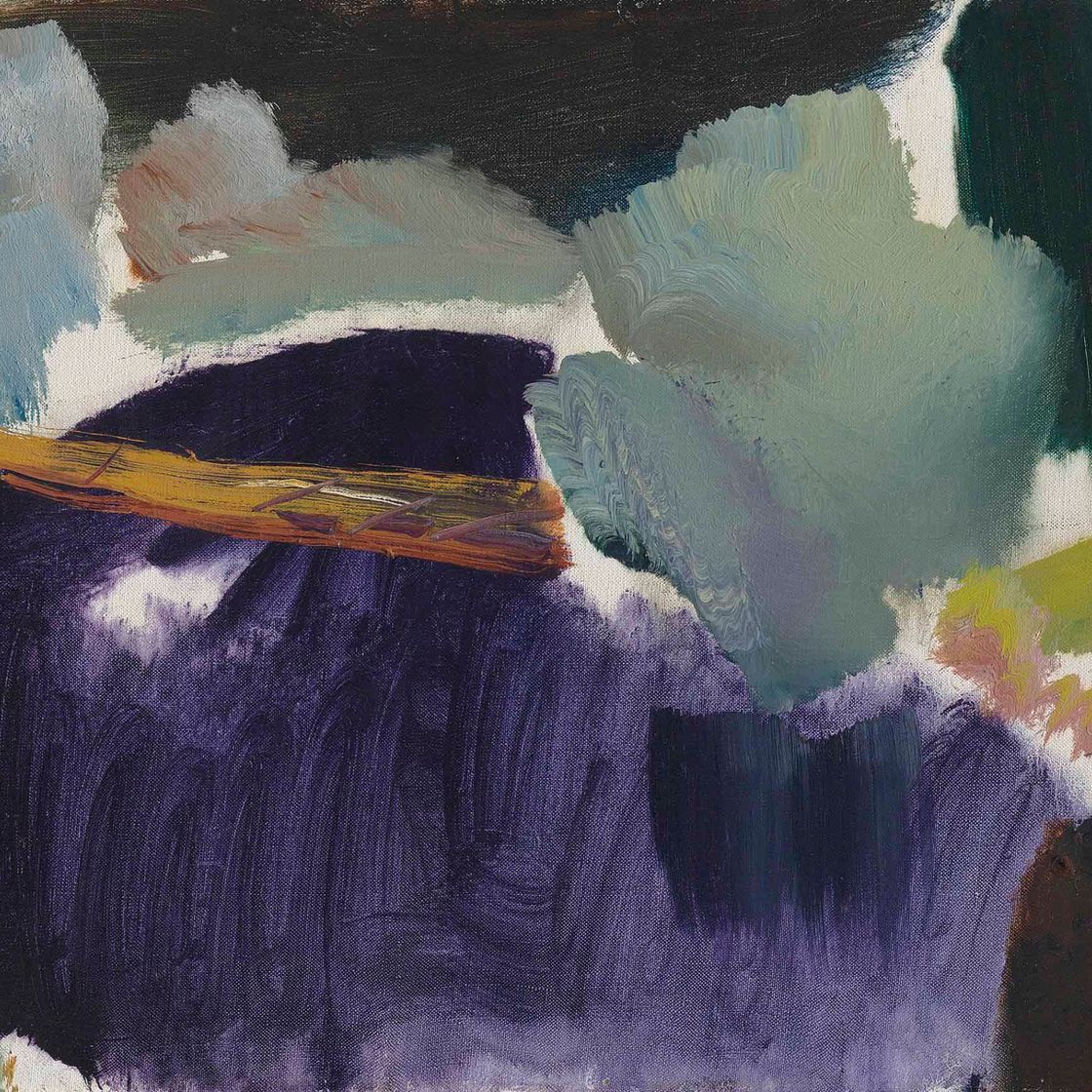 Ivon Hitchens — Река Сассекс, мост и пурпурная вода