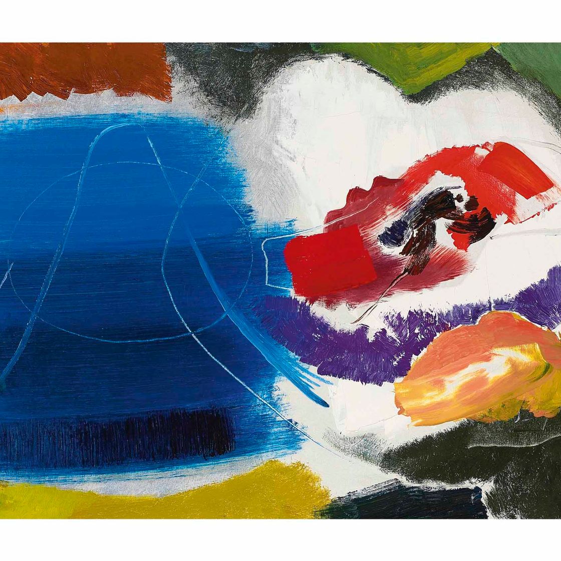 Ivon Hitchens — Открытый синий