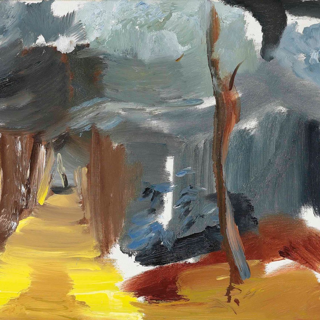 Ivon Hitchens — Желтая поляна №1