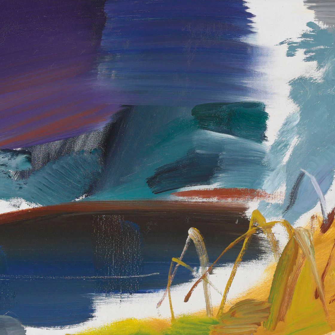 Ivon Hitchens — Грозовая туча над рекой