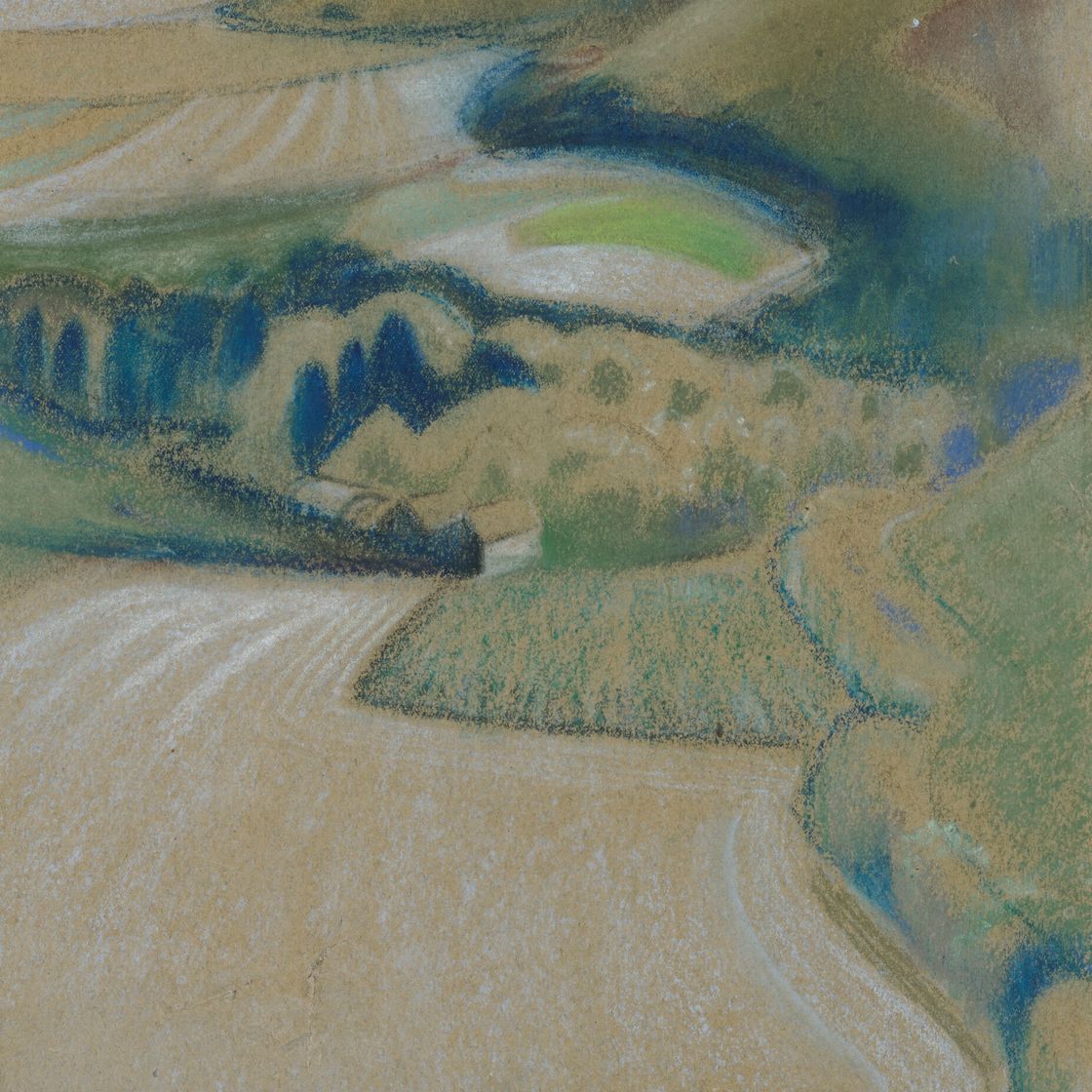 Ivon Hitchens — Пейзаж Саут-Даунса, изображение 1