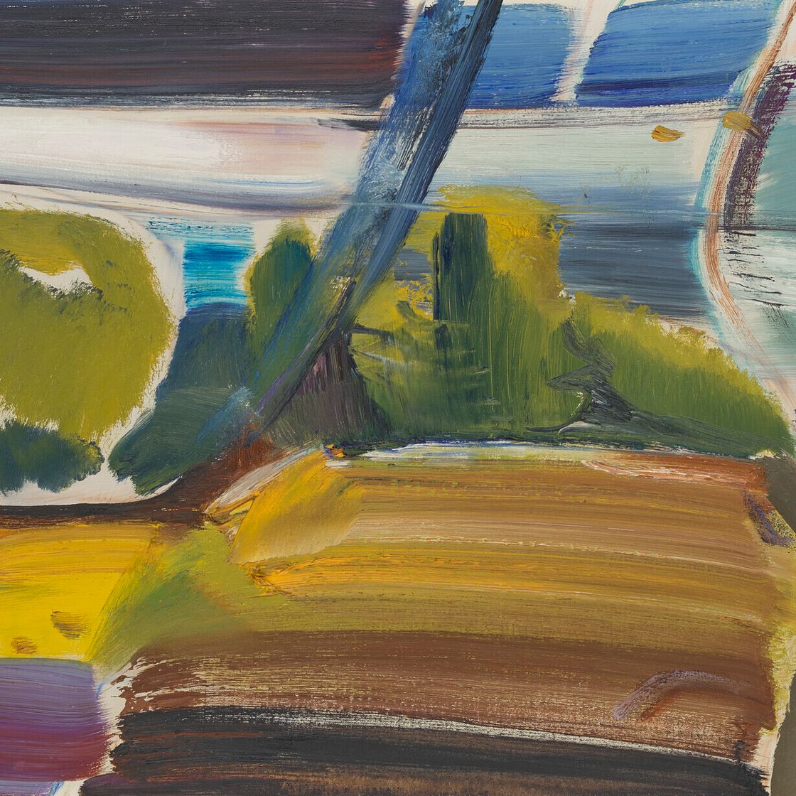Ivon Hitchens — Ландшафт, просторы лесов и холмов, изображение 2